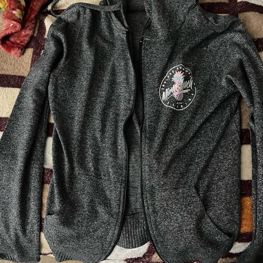 Dark gray sweater